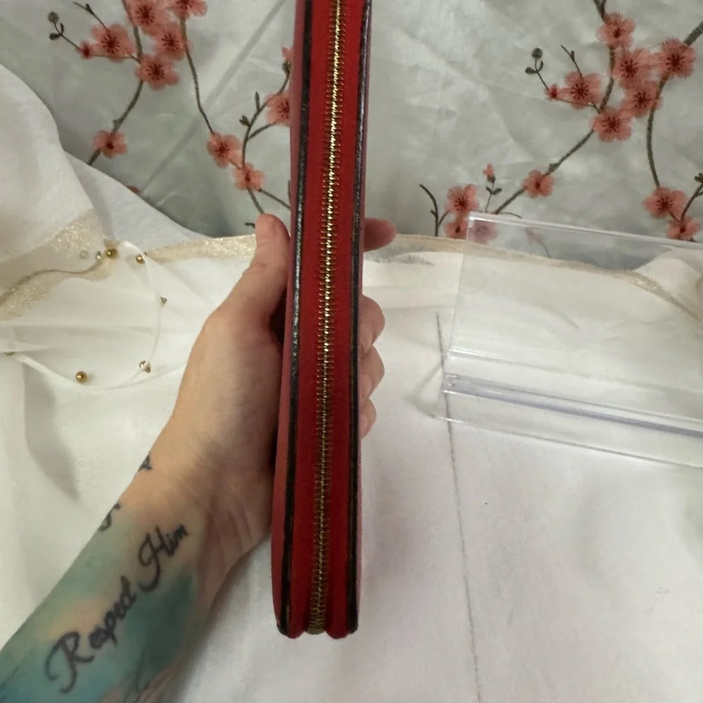 Celine Red Leather Women's wallet/cluch - Picture 6 of 8